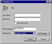 Dialup
Networking